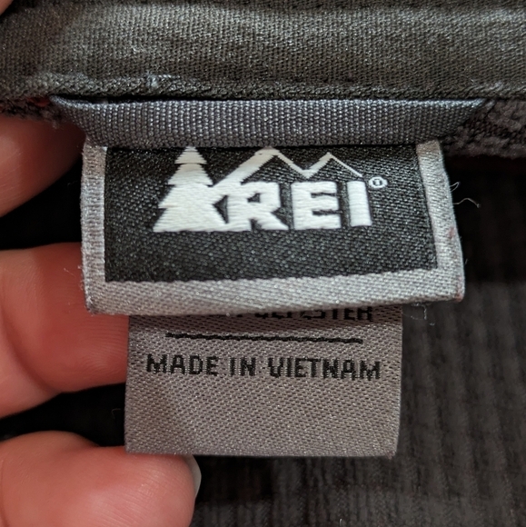 REI red fleece zip up long sleeve jacket S - Picture 10 of 11